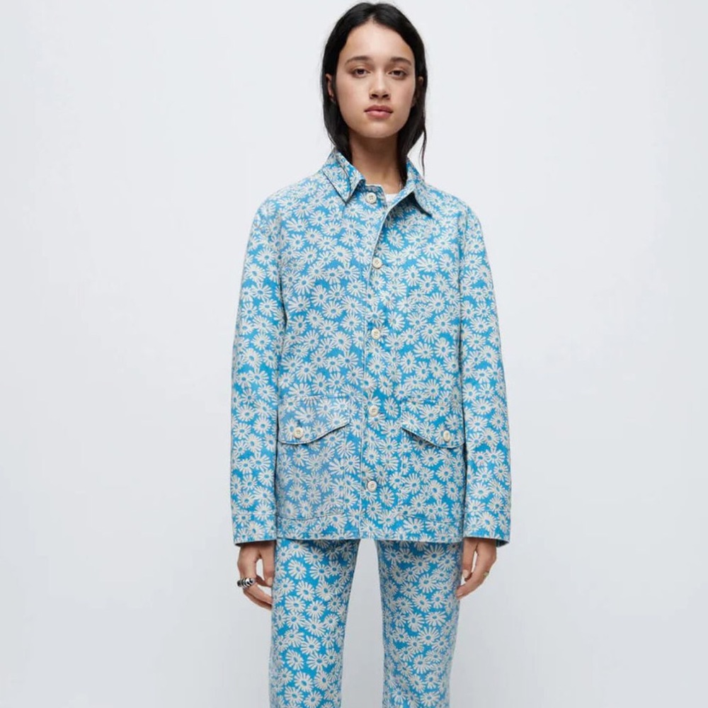 RE/DONE 90s Canvas Chore Jacket Daisy NWT